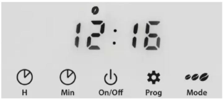 12:16 H Min On/Off Prog Mode