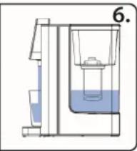 CASO HW 660 - Vorbereitung des Wasserfilters - 6