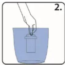 CASO HW 660 - Preparation of the waterfilter - 2