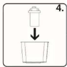 CASO HW 660 - Preparazione del filtro d'acqua - 4