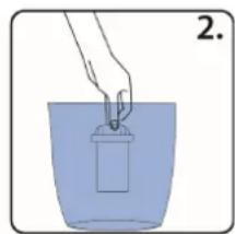CASO HW 660 - Preparazione del filtro d'acqua - 2