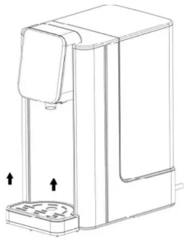 CASO HW 660 - Rimuovere l'acqua dal vaschetta di scolo - 1