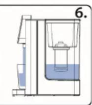 CASO HW 660 - Preparation of the waterfilter - 6