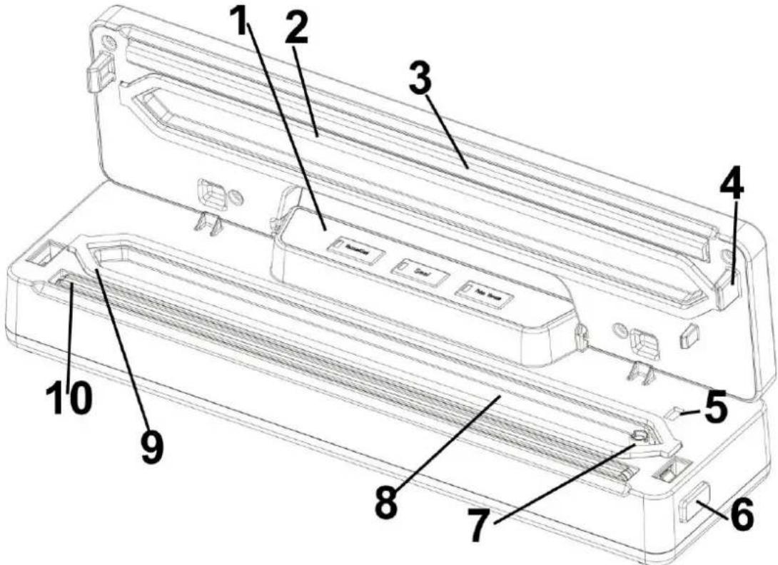 CASO VR 190 advanced - Gesamtübersicht - 1