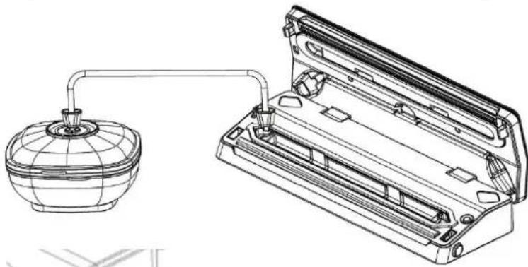 CASO VR 390 advanced - Vacuum package in a Canister - 1