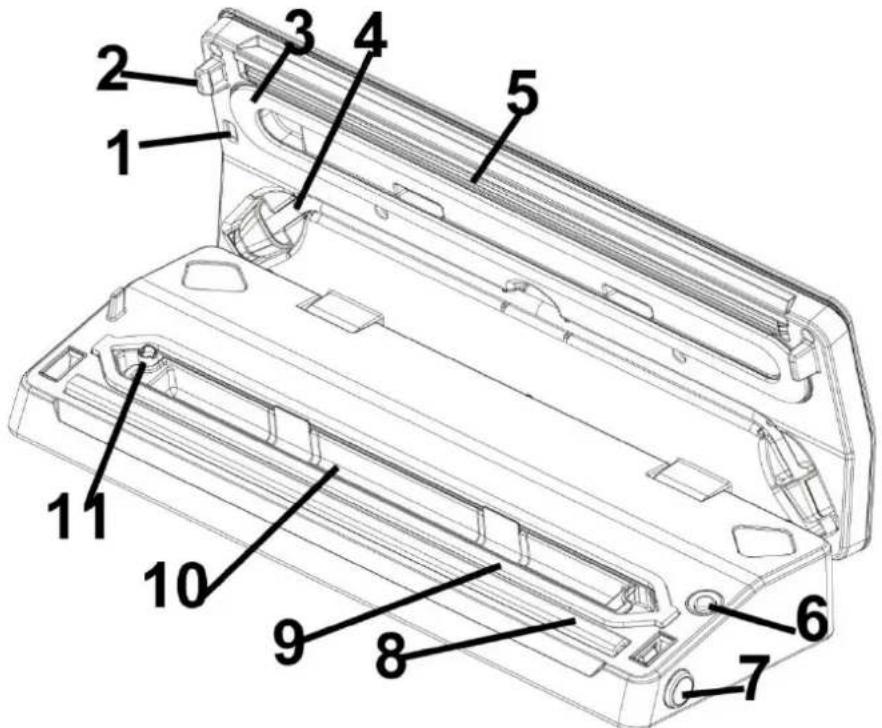 CASO VR 390 advanced - Appliance diagram - 1
