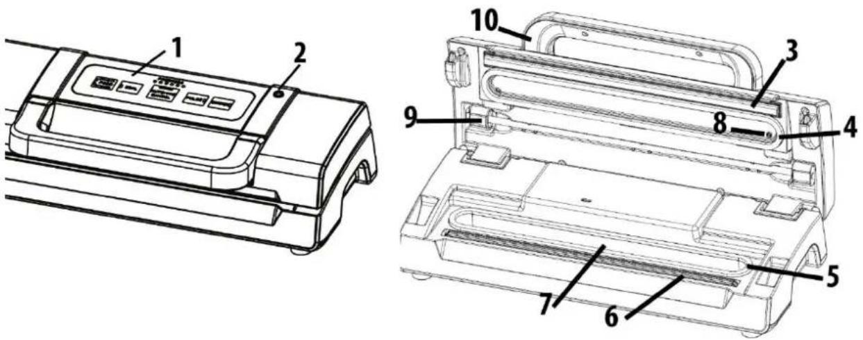 CASO HC 170 - Appliance diagram - 1