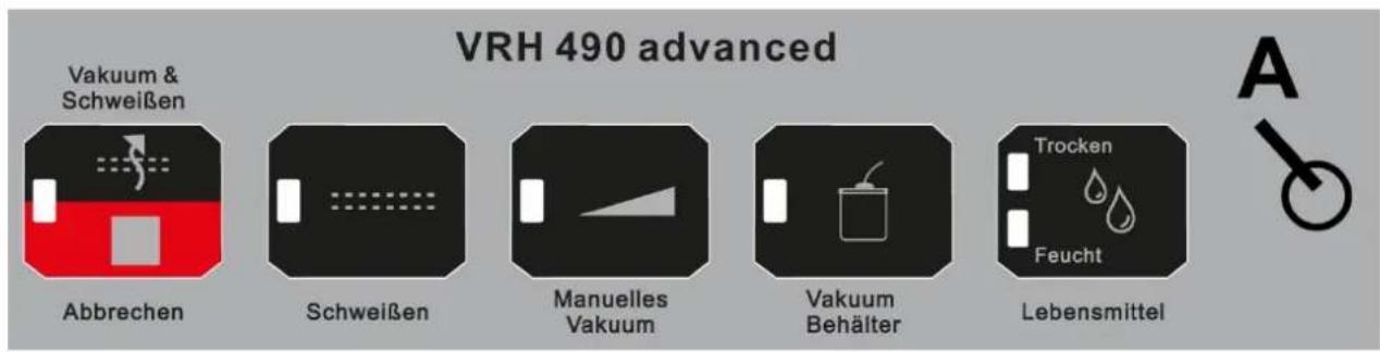 CASO VRH 490 advanced - Bedienelemente - 1
