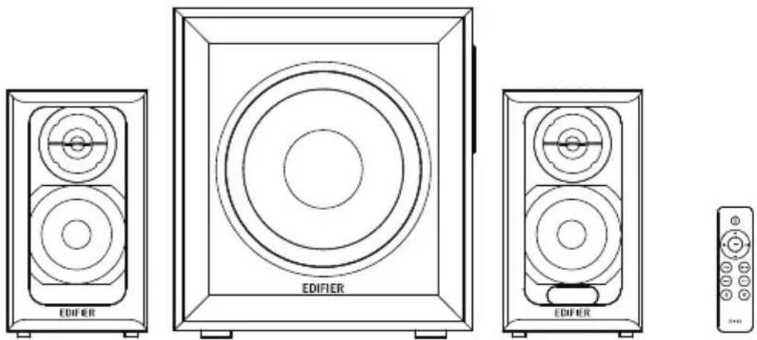 EDIFIER M601DB - Contenido de la caja - 1