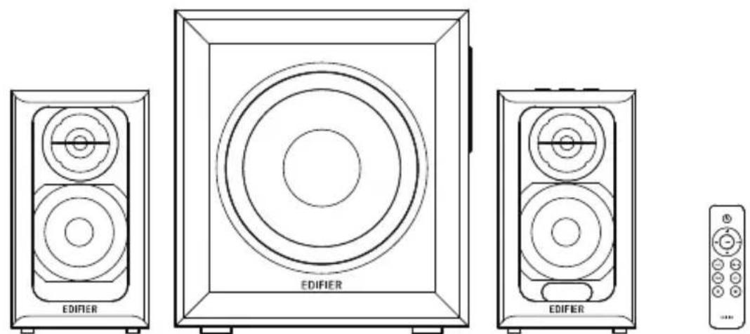 EDIFIER M601DB - Rumore proveniente dagli altoparlanti - 1