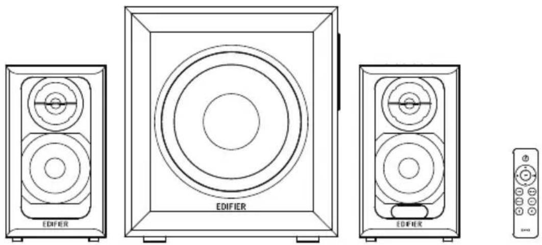 EDIFIER M601DB - Verpackungsinhalt - 1