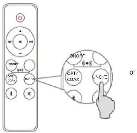 EDIFIER R1280DBs - Line in mode - 1