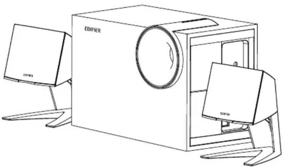 EDIFIER M203BT - Contenu du l'emballage - 1