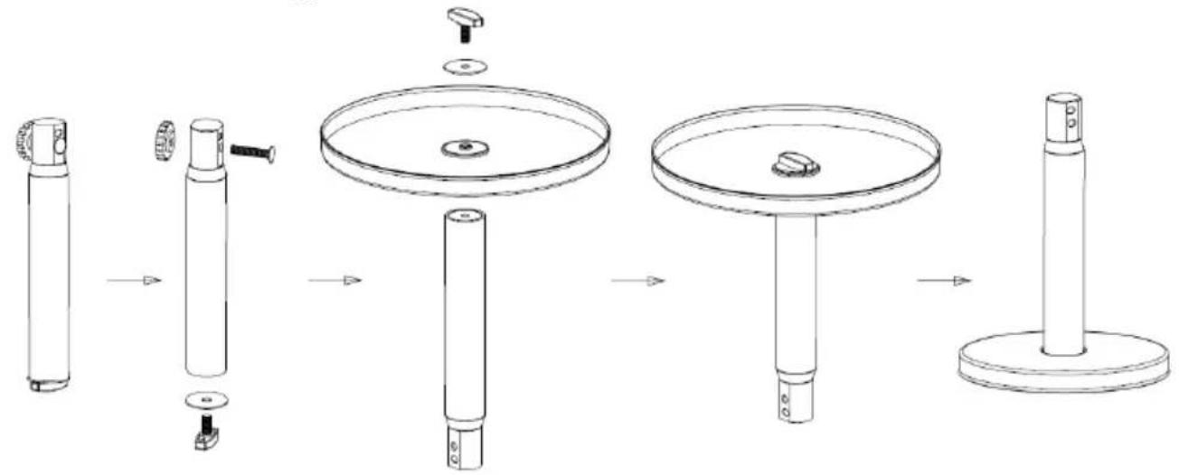 STEBA VT 6 - Assembling the base - 1