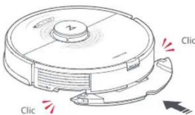 ROBOROCK S7 - Installer le support de la serpillère vibrarise - 1