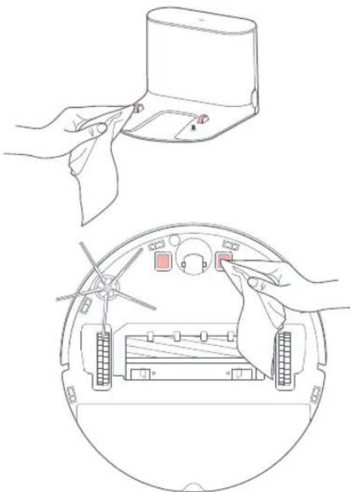 ROBOROCK S7 - Ladda kontaktområden - 1