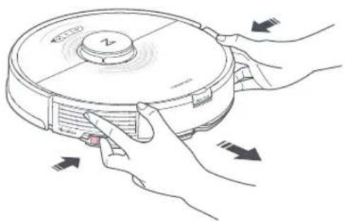 ROBOROCK S7 - Retirer le support de serpillère vibrarise - 1