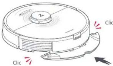 ROBOROCK S7 - Installare l'aggancio del panno di lavaggio VibraRise - 1