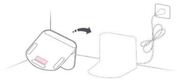 ROBOROCK S7 - Fast laddningsstationen med den sjalvhaftande tejpen - 1