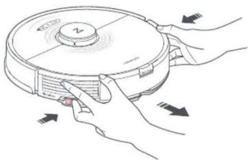 ROBOROCK S7 - Entfernen Sie die VibraRise Wischtuchhalterung - 1