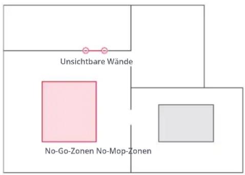 ROBOROCK S7 - No-Go-Zonen, No-Mop-Zonen und unsichtbare Wände - 1