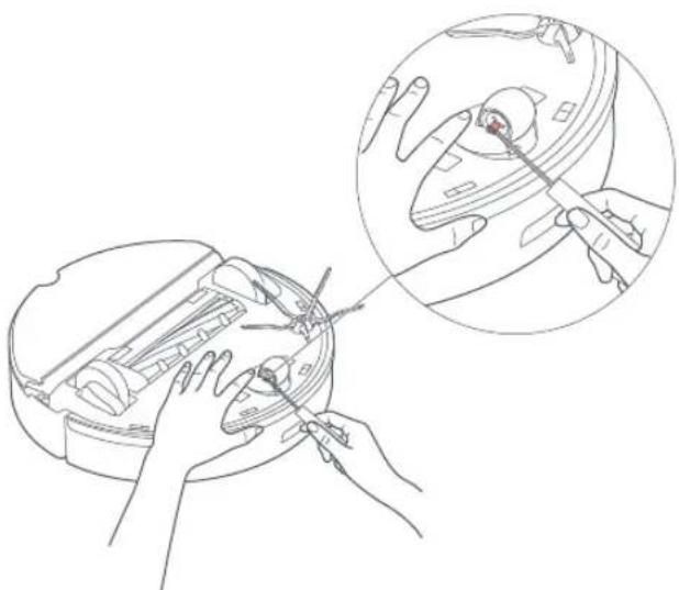 ROBOROCK S7 - Roulette omnidirectionnelle - 1