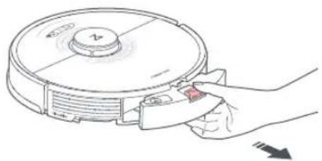 ROBOROCK S7 - Desmontar el deposito de agua - 1