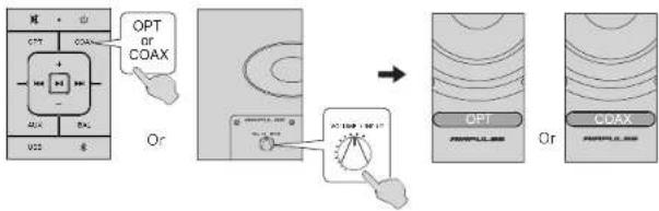 EDIFIER AirPulse A300 - Optical or coaxial Input Mode - 2