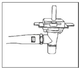 TRISTAR BQ6342 - b) Le tube du brûleur n'est pas bien alignée à l'orifice. - 1