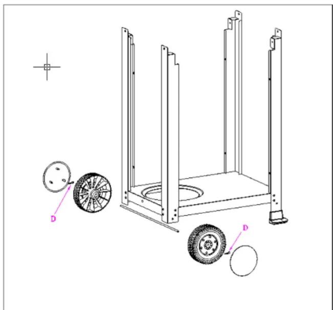 TRISTAR BQ6342 - A: Assembly Instructions for Cart Assembly - 2