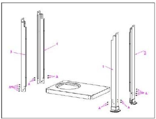TRISTAR BQ6342 - A: Instrucciones de ensamblado del carrito. - 1