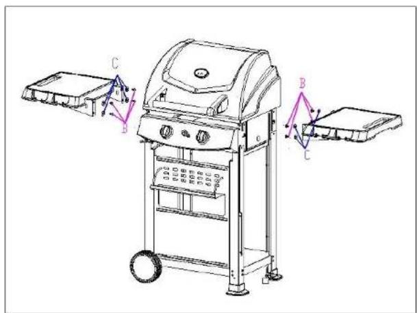 TRISTAR BQ6342 - A: Assembly Instructions for Cart Assembly - 4