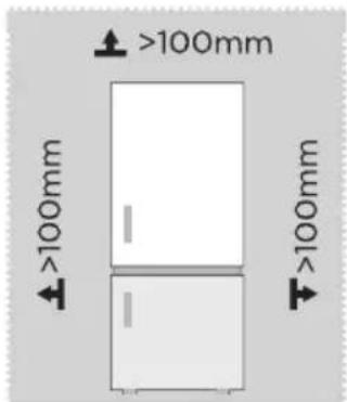 MIDEA MDRB380FGE01 - Dimensiuni si Distan - 1
