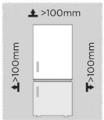MIDEA MDRB380FGE01 - Dimensioni e spazi - 1