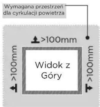 MIDEA MDRB380FGE01 - Wymiary i Odstep - 2