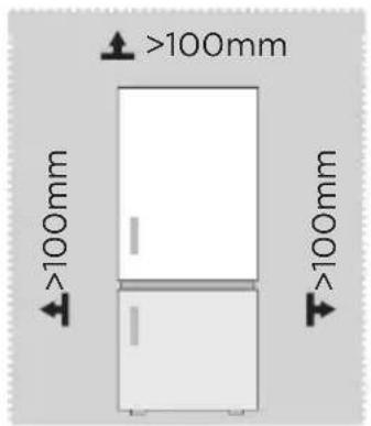 MIDEA MDRB380FGE01 - Dimensoes e espacoes - 1