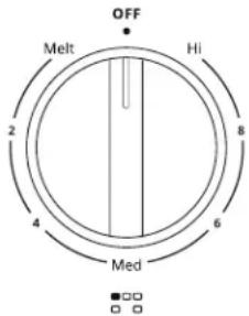 OFF Melt Hi 2 4 6 Med 8
