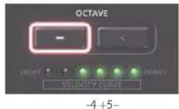ROLAND A88MKII - Changement d'octave (Octave Shift) - 1