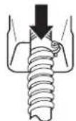 WHIRLPOOL WFE505W0JS - Style 2: Direct wire strain relief - 2