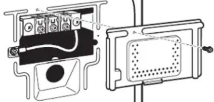 WHIRLPOOL WGD8127LW - Retirer le couvercle du bornier - 1