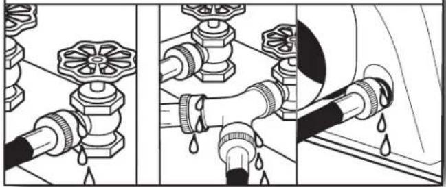 WHIRLPOOL WGD8127LW - Attach long hose to "Y" connector and tighten couplings - 5