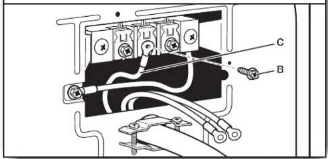 WHIRLPOOL WGD8127LW - Raccordement du câble d'alimentation à 3 fils : - 4
