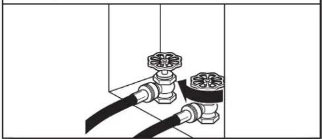 WHIRLPOOL WGD8127LW - Turn cold water off, remove and replace rubber washer - 1
