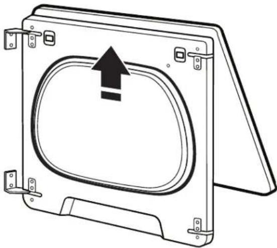 WHIRLPOOL WGD8127LW - Quite el ensamblaje de la puerta: - 4