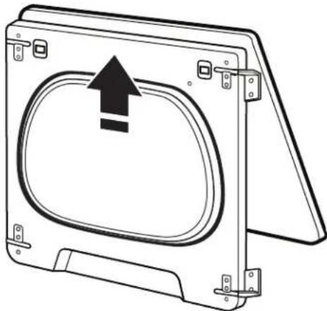 WHIRLPOOL WGD8127LW - Quite el ensamblaje de la puerta: - 9