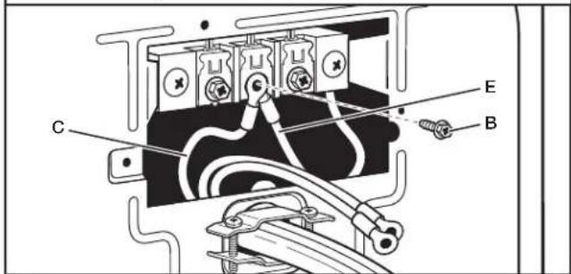 WHIRLPOOL WGD8127LW - Quite el tornillo central - 2