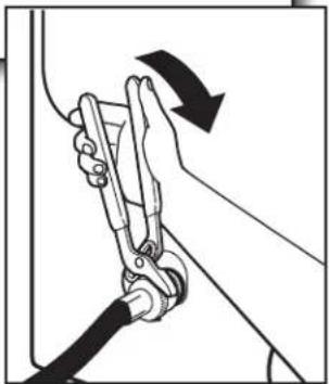 WHIRLPOOL WGD8127LW - Attach long hose to "Y" connector and tighten couplings - 3