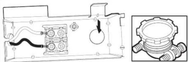 WHIRLPOOL WDT750SAKB - Installation du serre-câbles - 1