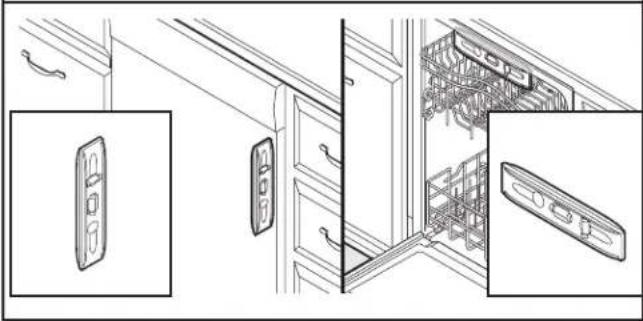 WHIRLPOOL WDT750SAKB - Vérifier de nouveau l'alignement du lave-vaisselle avec l'ouverture - 1