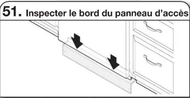 WHIRLPOOL WDT750SAKB - Réinstaller les panneaux d'accès et les dispositifs de fixation - 3